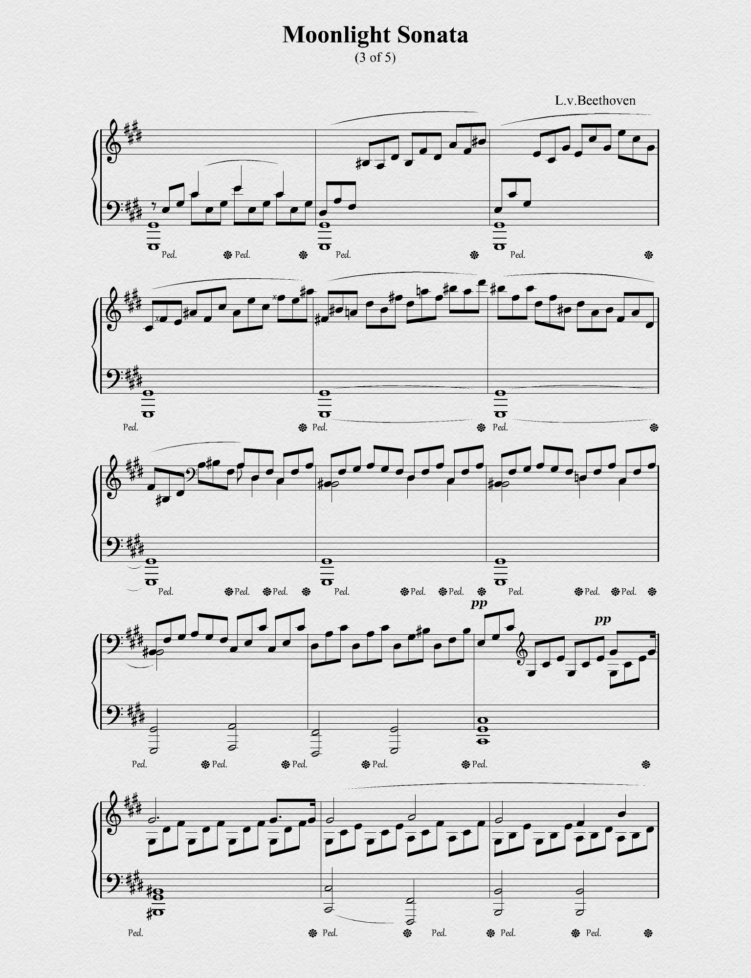 Moonlight Sonata (Page 3)
