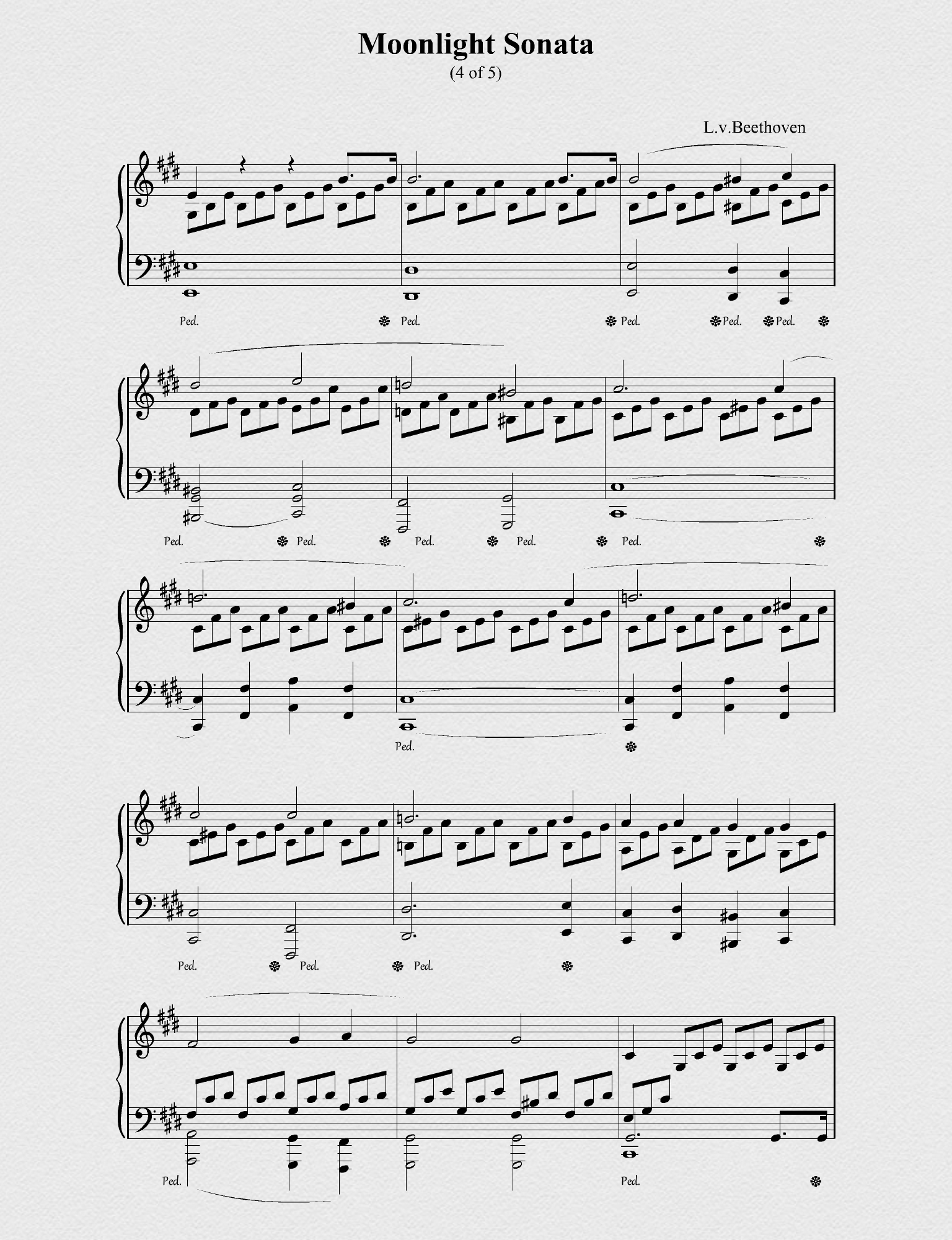 Moonlight Sonata (Page 4)