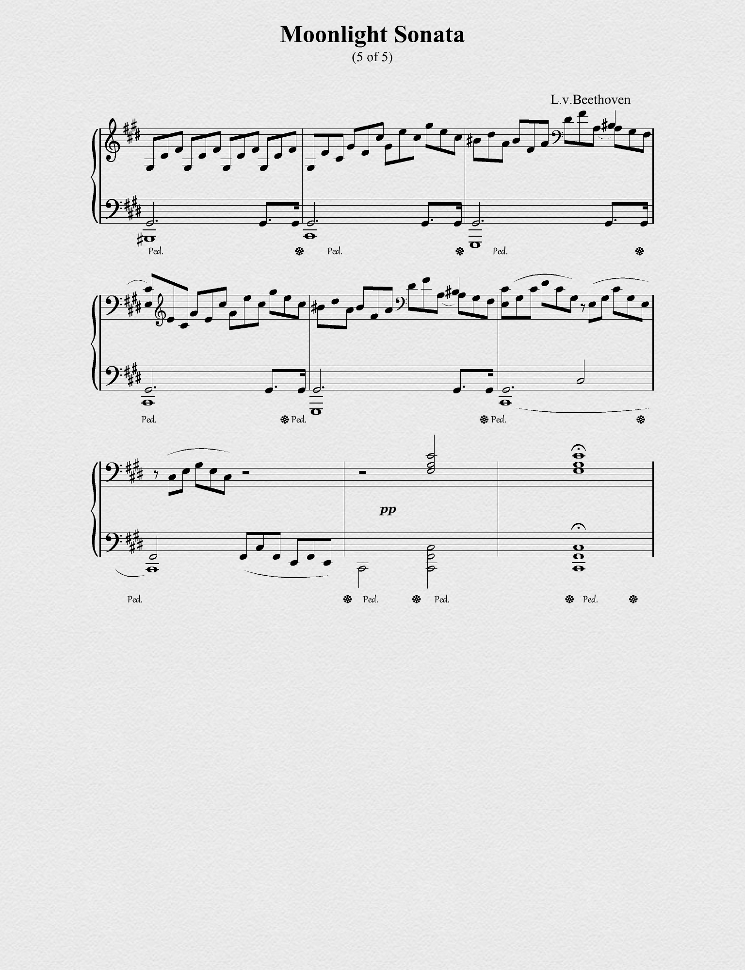 Moonlight Sonata (Page 5)